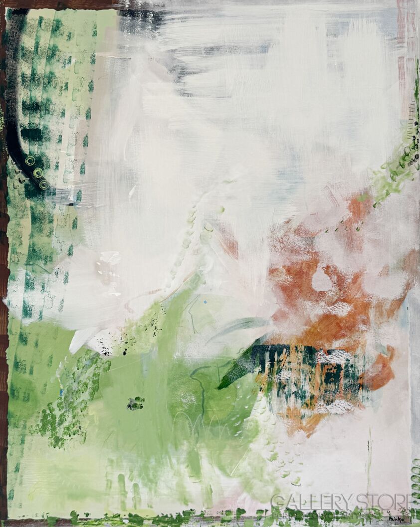 Aga Mirko-Morning Fog in the Haiku Garden-Malarstwo