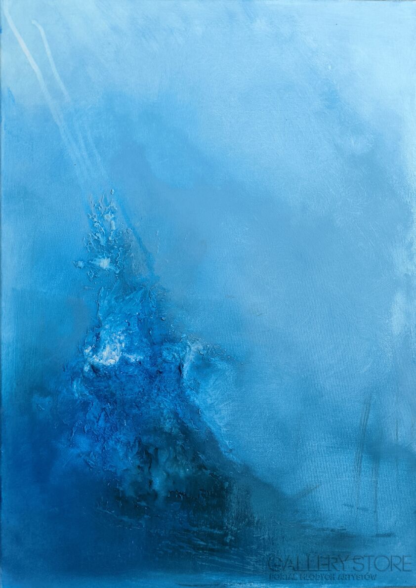 Joanna  Wacławik -Serce oceanu -Akryl