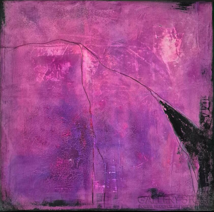 Monika Chomiuk-Purpura scalpere-Akryl