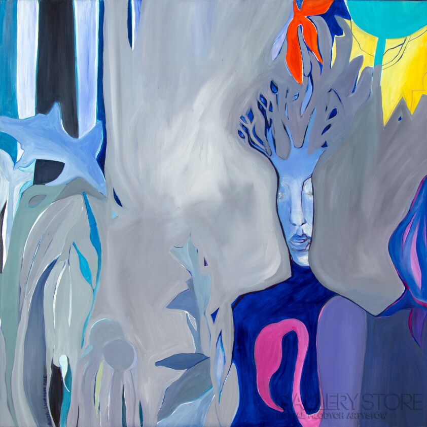 Aneta Lachendro-Korzenie świadomości-Malarstwo