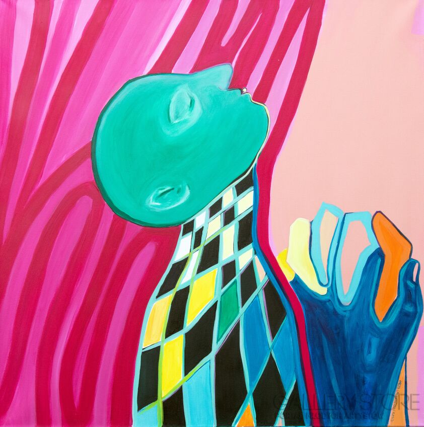 Aneta Lachendro-„Agape. Ostatnia wieczerza”z cyklu Meridiany-Malarstwo