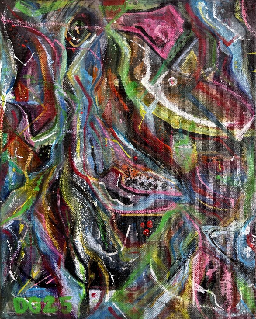 Dominik Gudalewicz-"Untitled" 2025-Technika mieszana