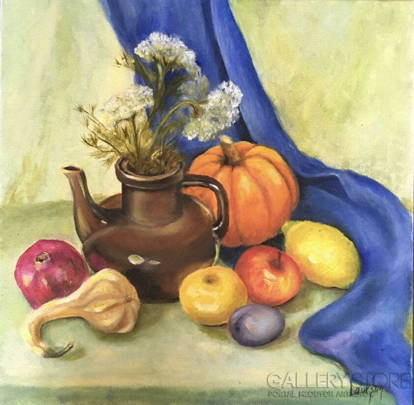 Anna Laurson-Still life Autumn-Malarstwo