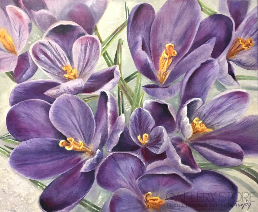 Anna Laurson-Crocuses-Malarstwo