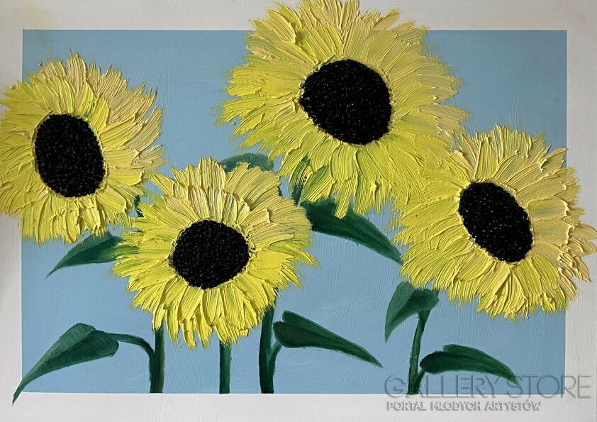 Patryk Błaszczak-Słoneczniki-Malarstwo