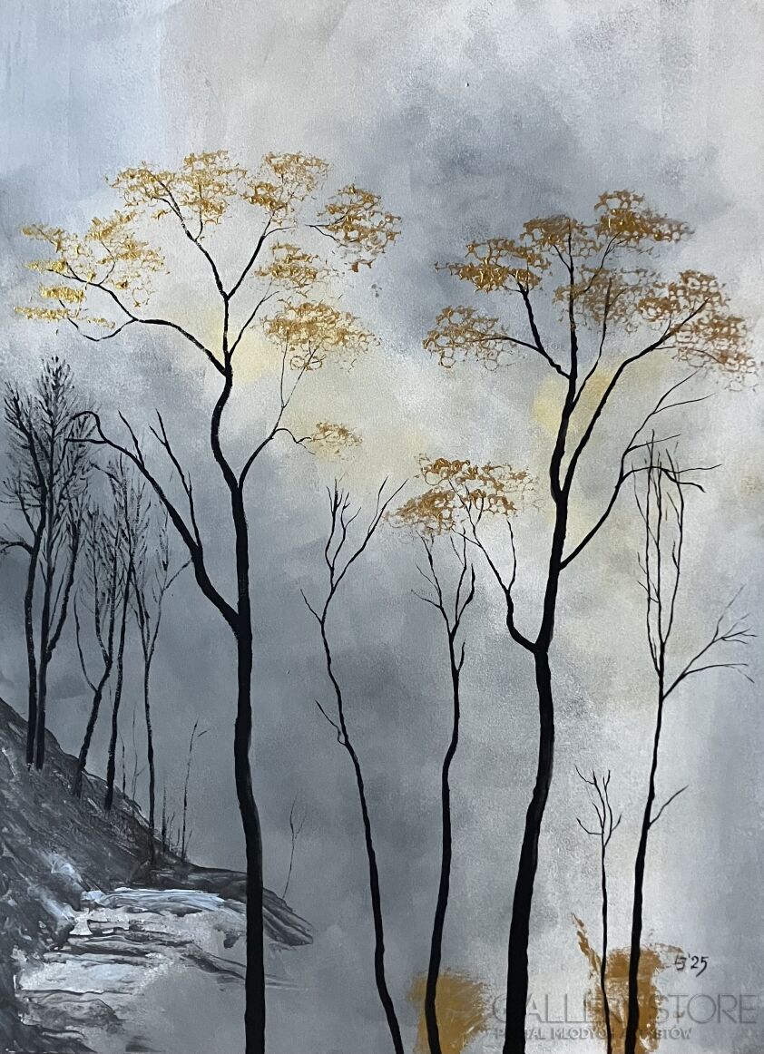 Jan Latocha-Drzewa-Malarstwo