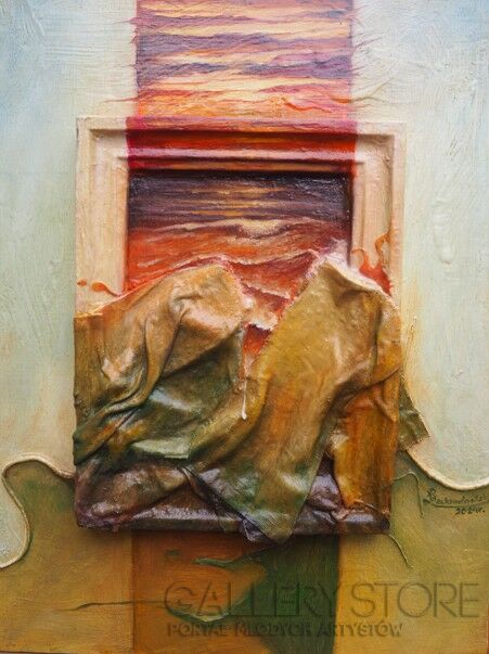 Roman Lewandowski-Zachód-Malarstwo