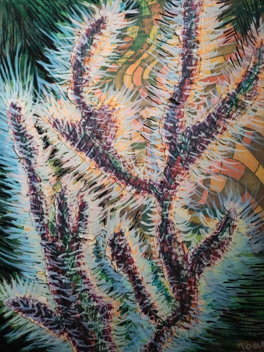 Joanna Frączyk-Światło między igłami-Malarstwo