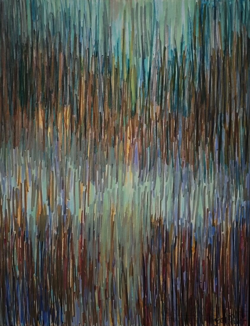 Joanna Frączyk-Staw w Złotym Potoku.-Malarstwo