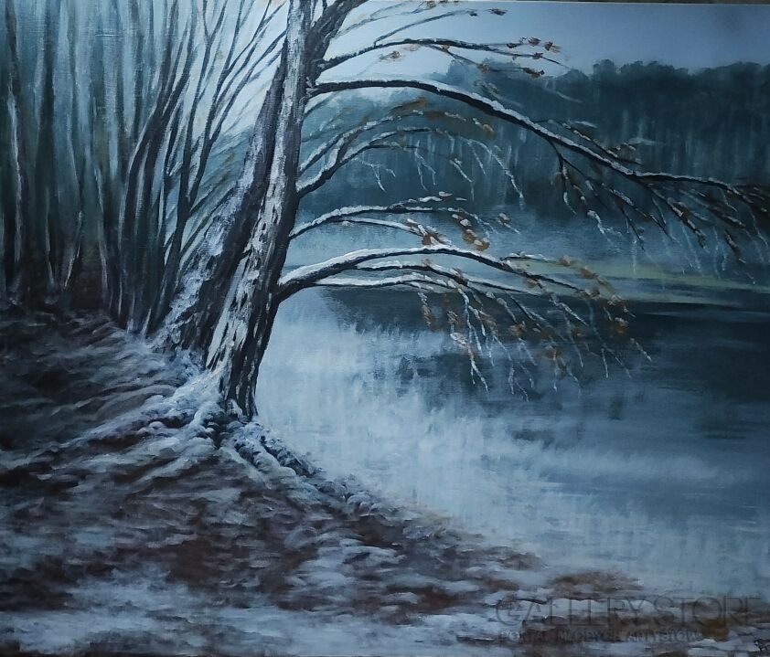 Joanna Frączyk-Chłodne szepty mgieł.-Malarstwo