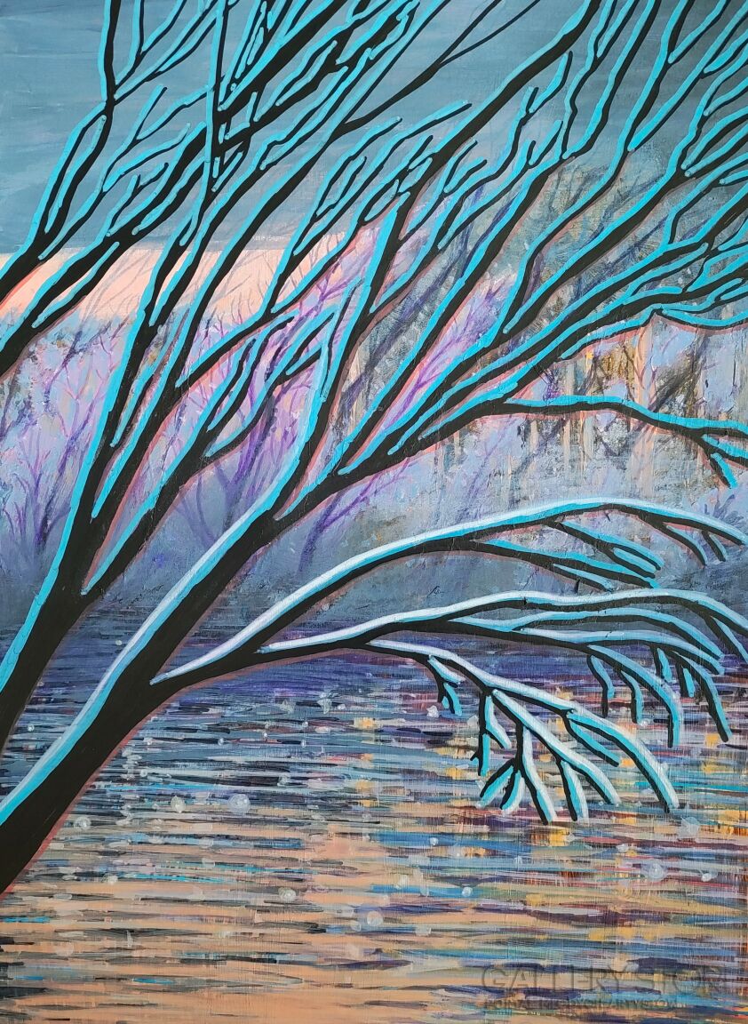 Joanna Frączyk-W objęciach chłodnego świtu.-Malarstwo