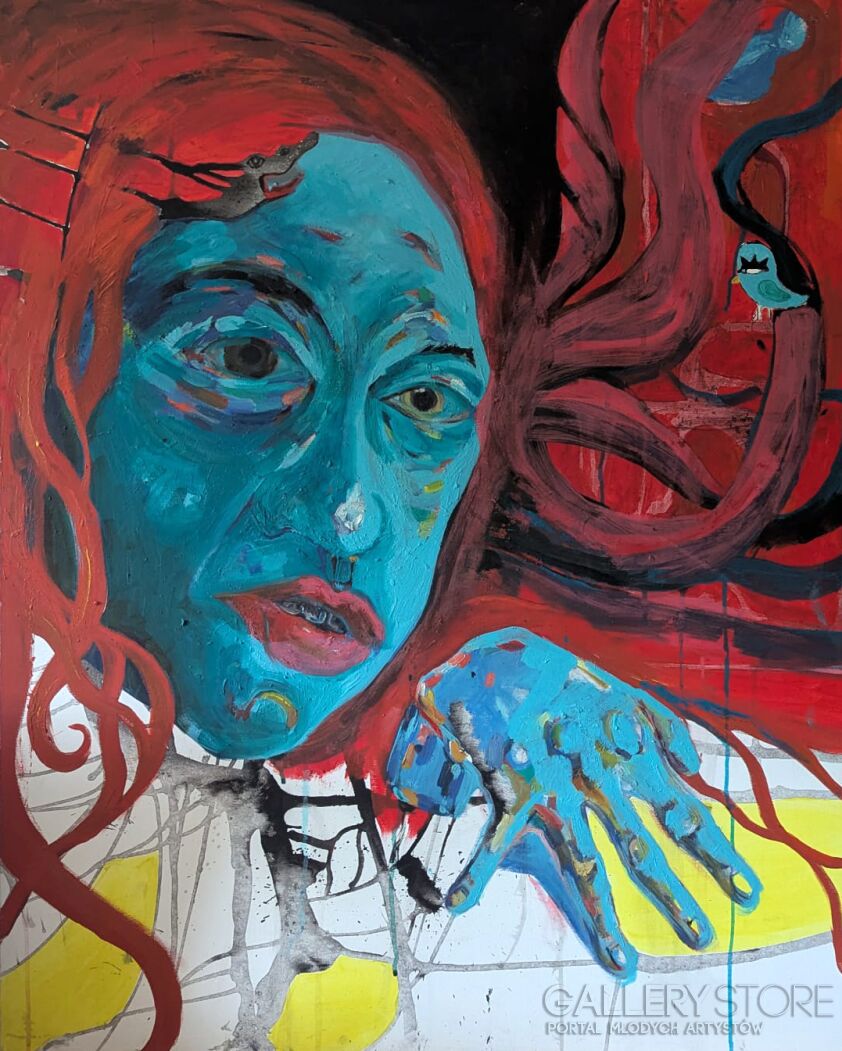 Angelika Staruch-Pod skórą-Malarstwo