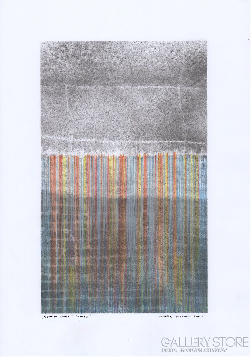 Natalia Rozmus - Esparza-Storm over spira-Rysunek