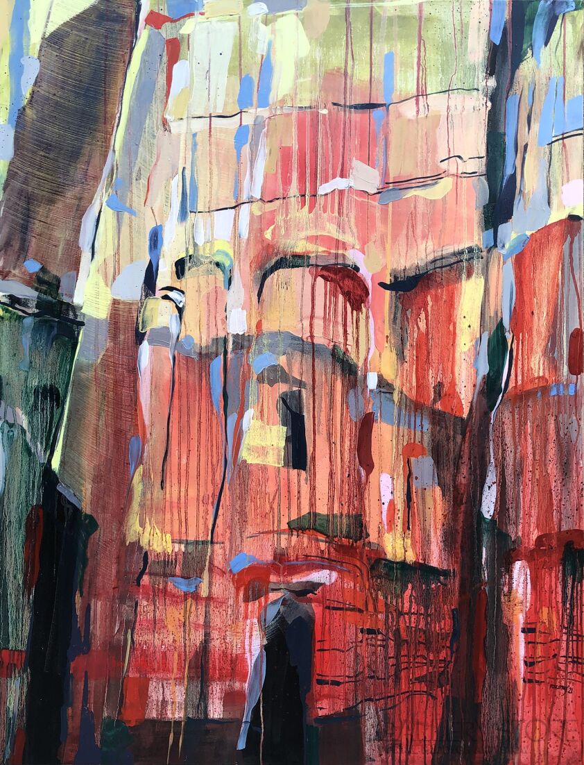 Natalia Rozmus - Esparza-Petra - Temple of the Soldier-Malarstwo