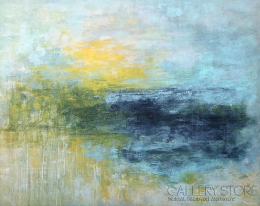 Marta Machowicz-Lato muśnięte błękitem -Malarstwo