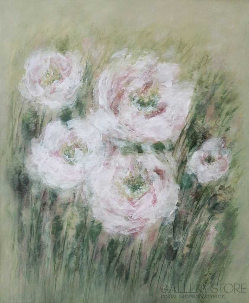 Marta Machowicz-Maki w zieleni -Malarstwo