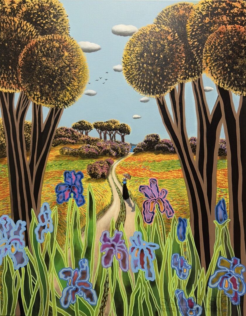 Agata Padol-Spacer w Arles-Malarstwo