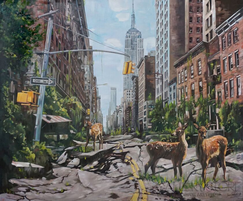 Janusz Orzechowski-Trzysta osiemdziesiąt lat później-Malarstwo