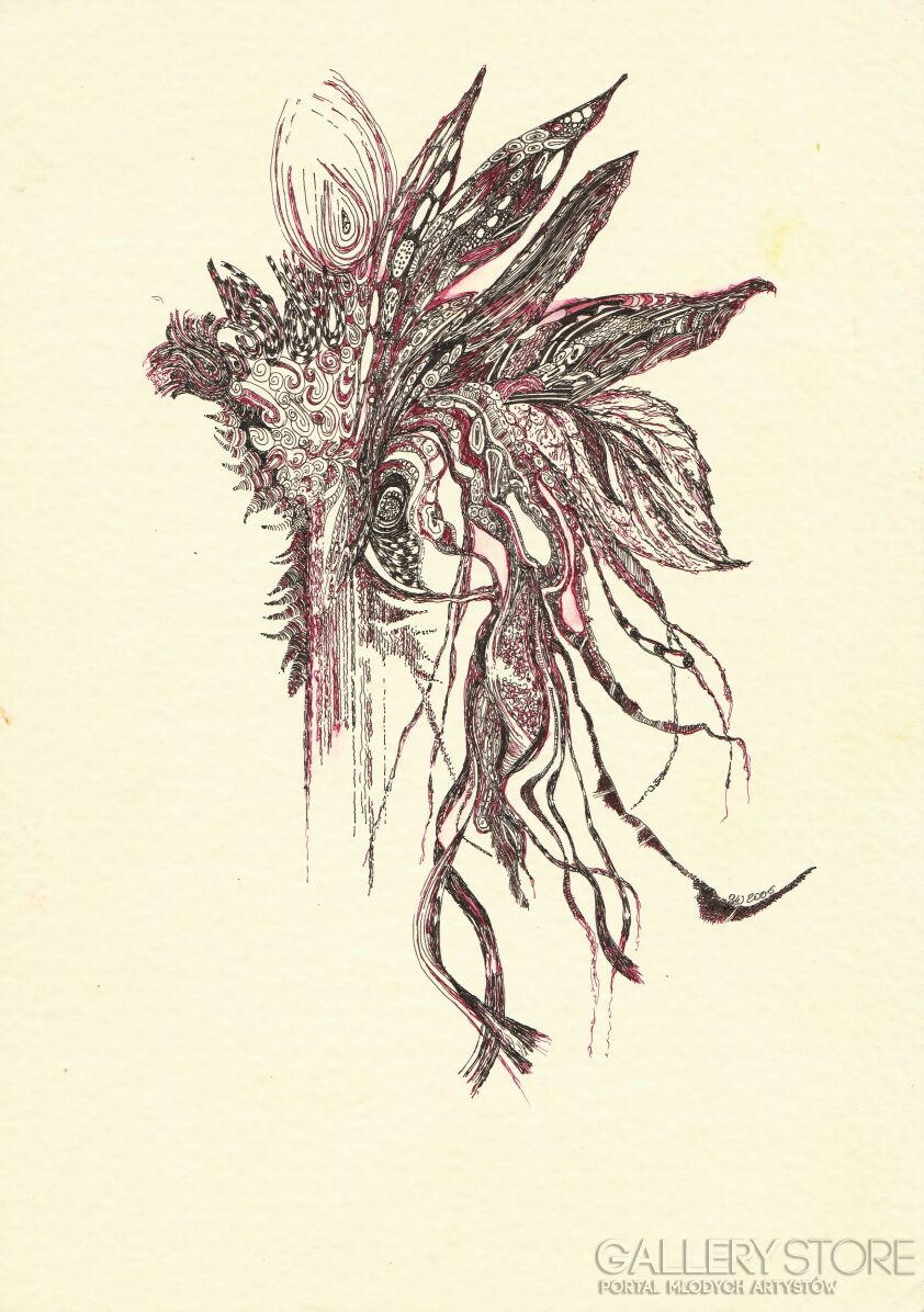 Alicja Wysocka-Impresja kwiatowa V-Rysunek