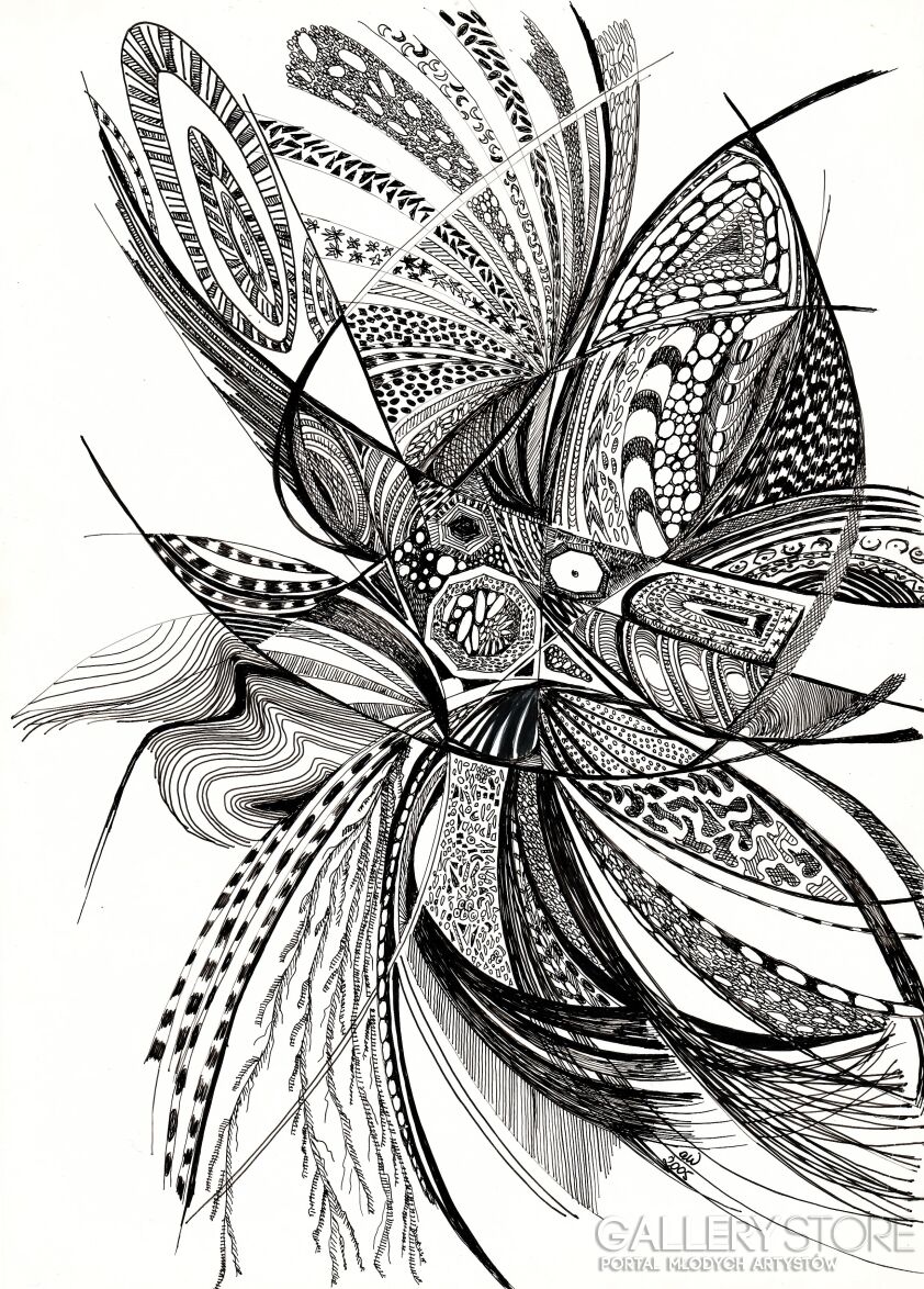 Alicja Wysocka-Kwiatowa wariacja-Rysunek