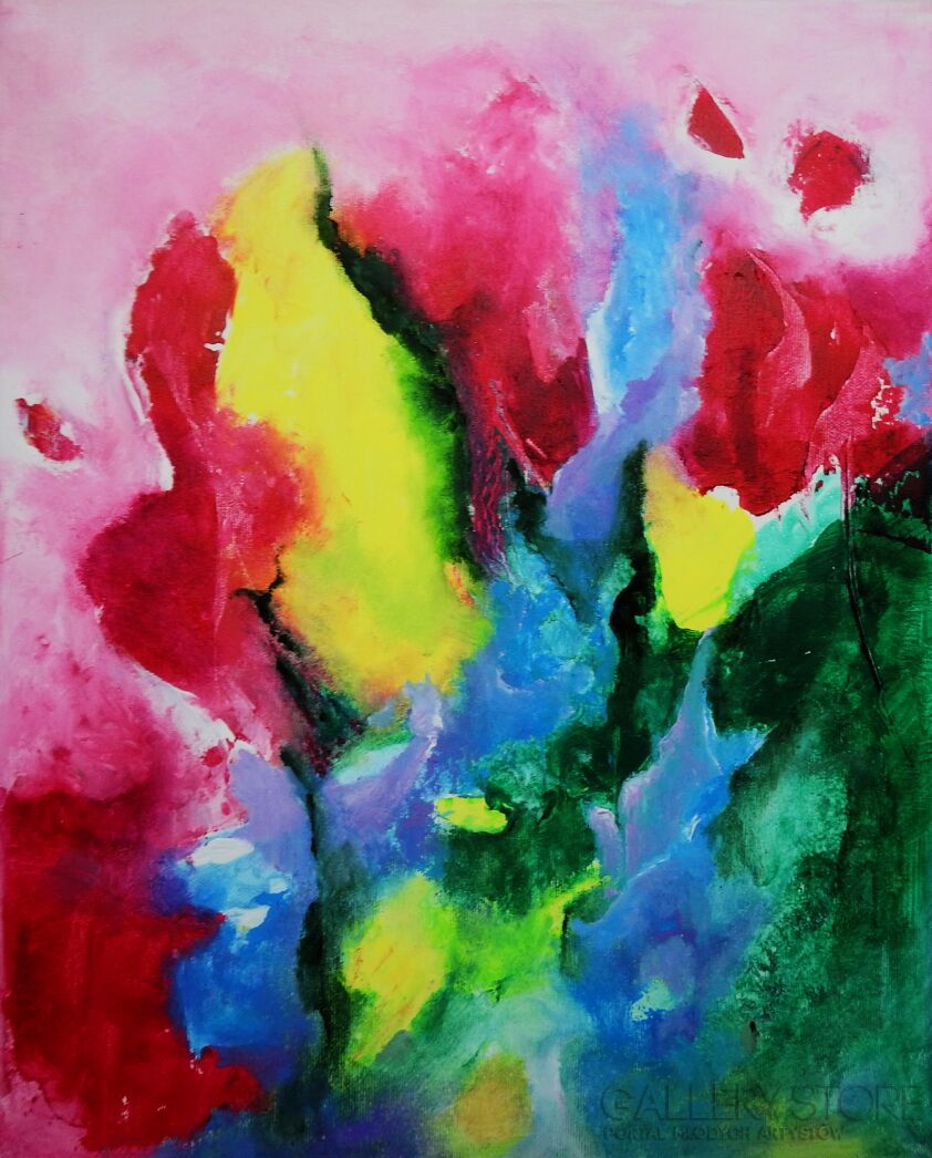 Alicja Wysocka-Świat kolorów-Akryl