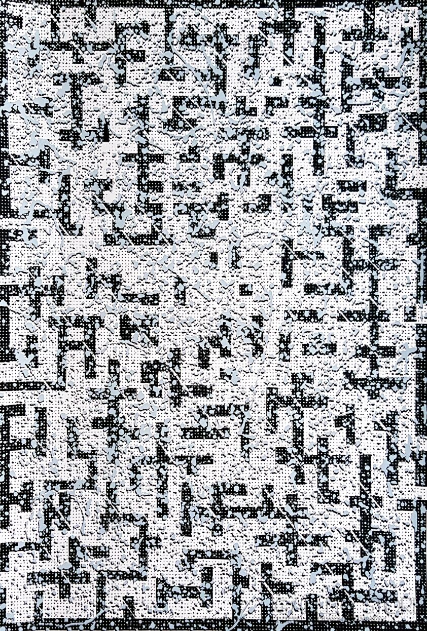 Amadeusz Popek-Labyrinth-blizzard-white-Grafika
