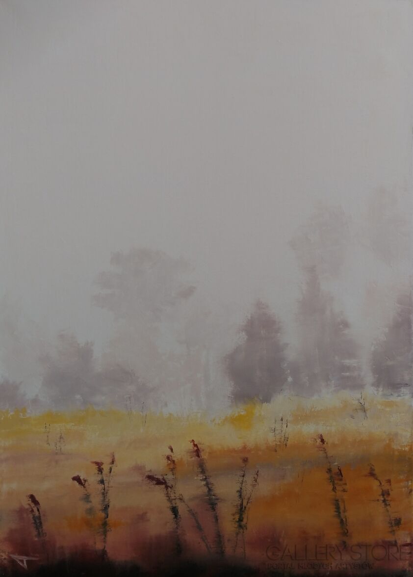 Dariusz Talik-Evening fog-Olej