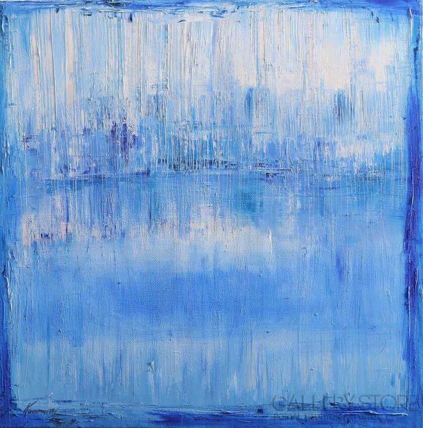 Edward Karczmarski-Blue II-Olej