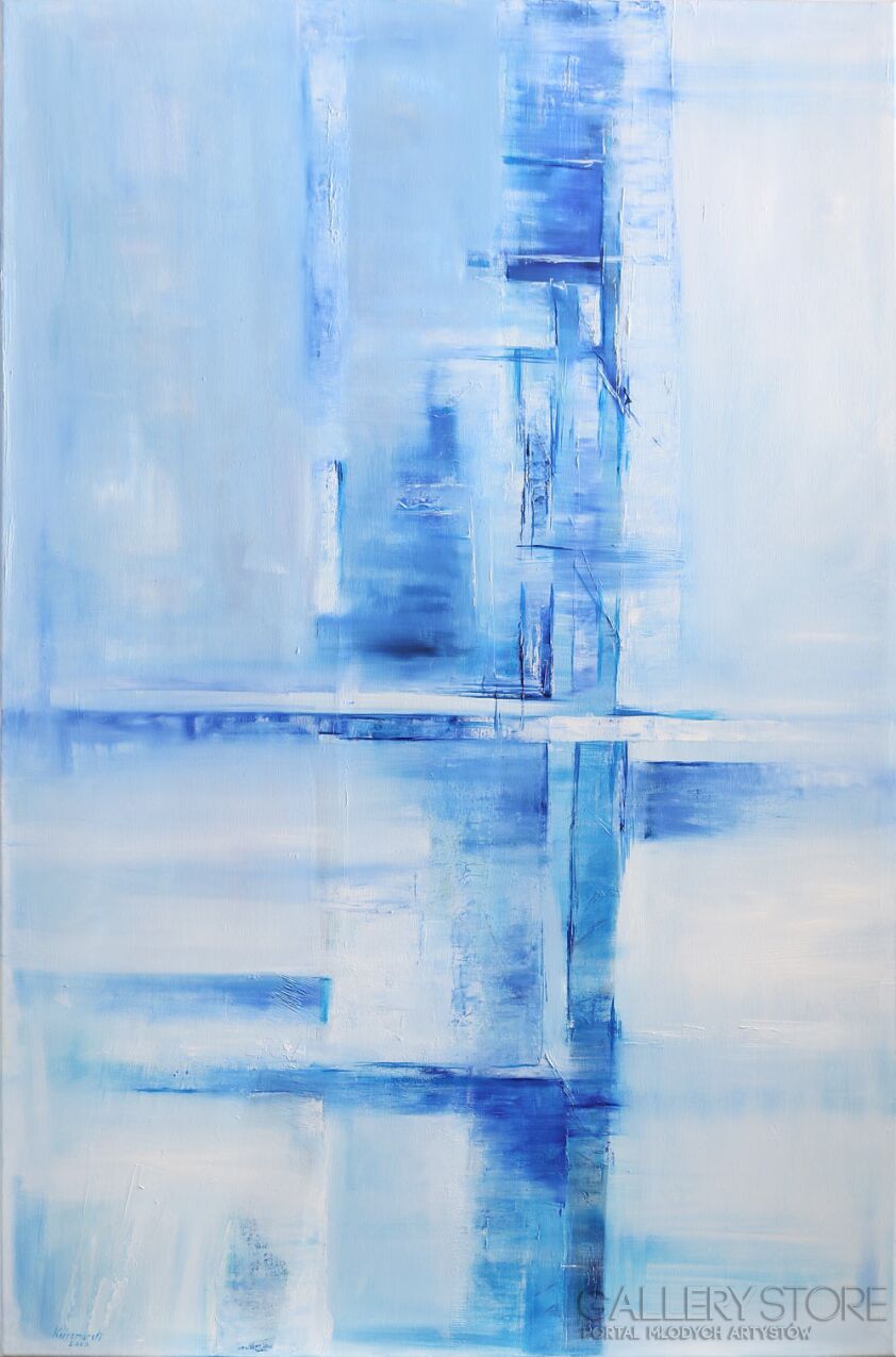 Edward Karczmarski-Blue XVII-Olej