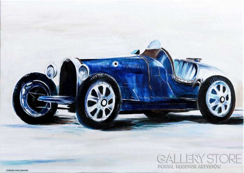 Edward Karczmarski-Bugatti - Legendy Motoryzacji VII-Akryl