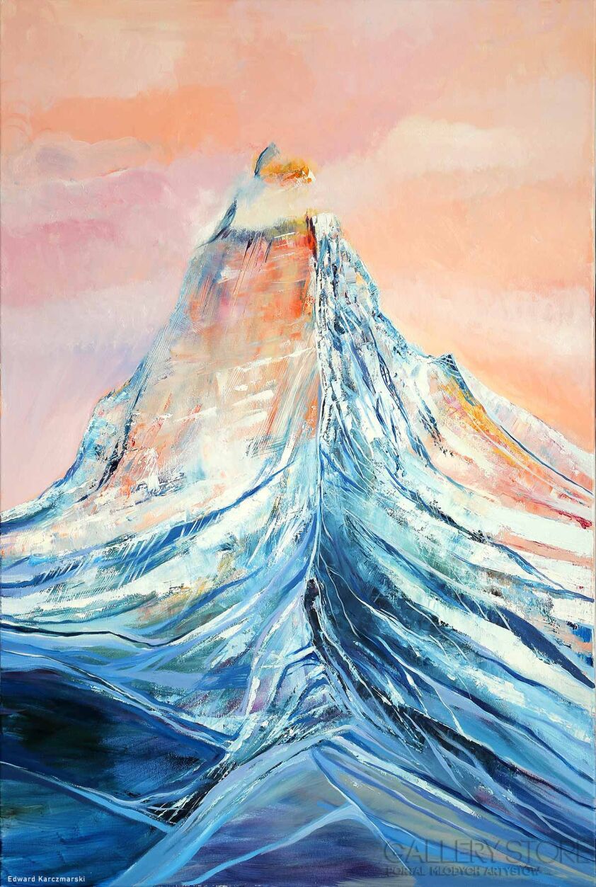 Edward Karczmarski-Matterhorn XI-Olej
