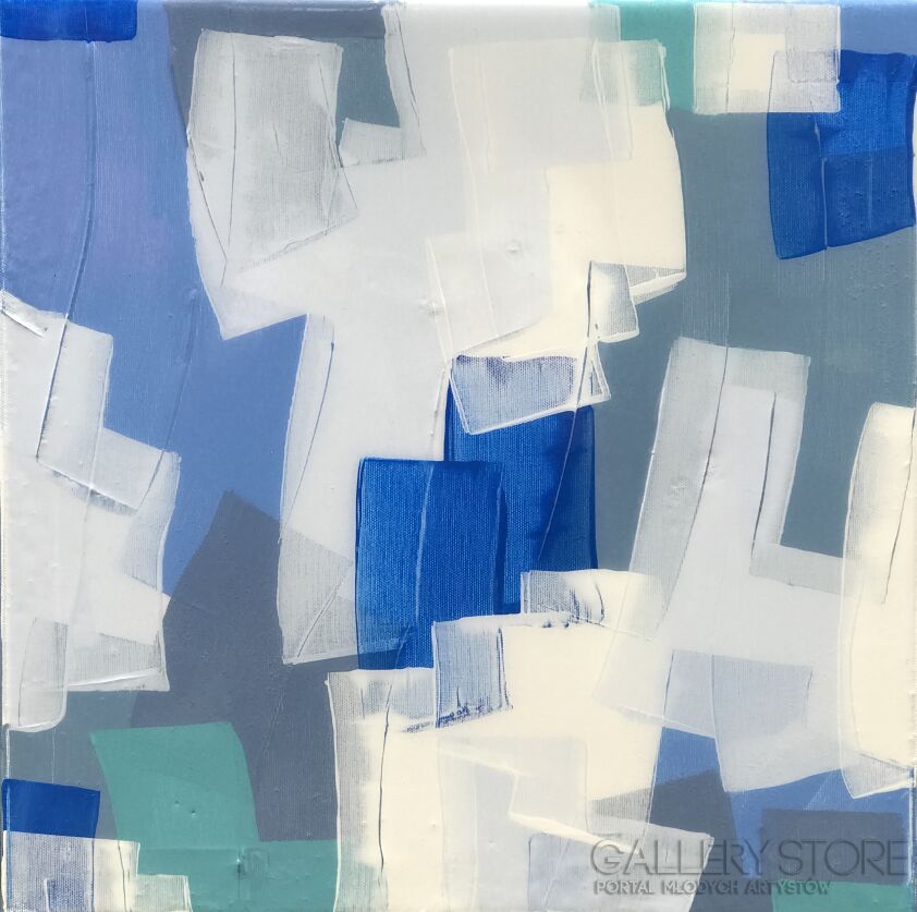 Ewa Jaros-Blue cotton candy-Akryl