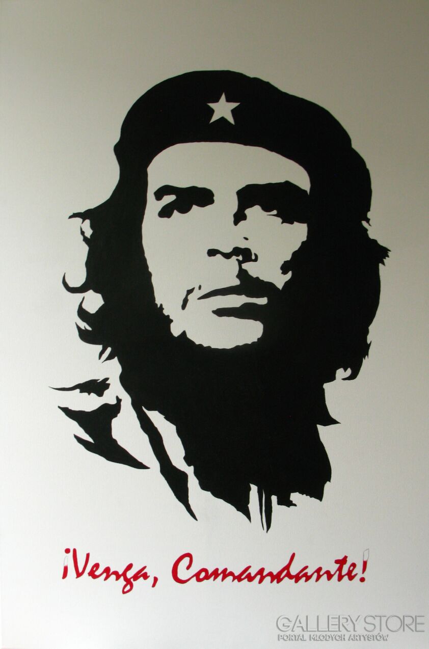 Joanna Pasicka-Comandante Che Guevara-Akryl