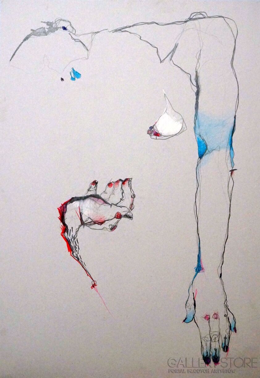Kasia Gawron-Blue-Rysunek