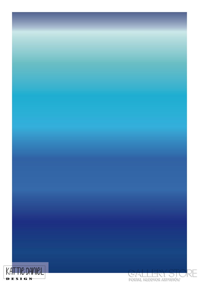 Kattie Daniel-OCEAN 01 /  GRADIENT STUDIO-Grafika