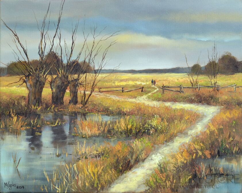 Magdalena  Kępka-Jesienne wierzby-Olej