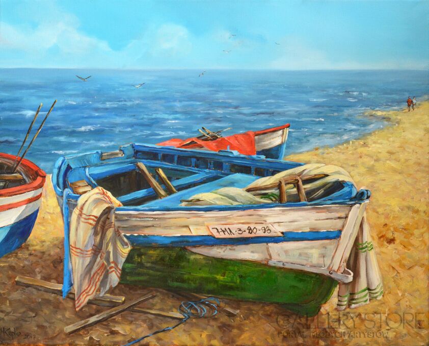 Magdalena  Kępka-Łodzie w Calahonda-Olej