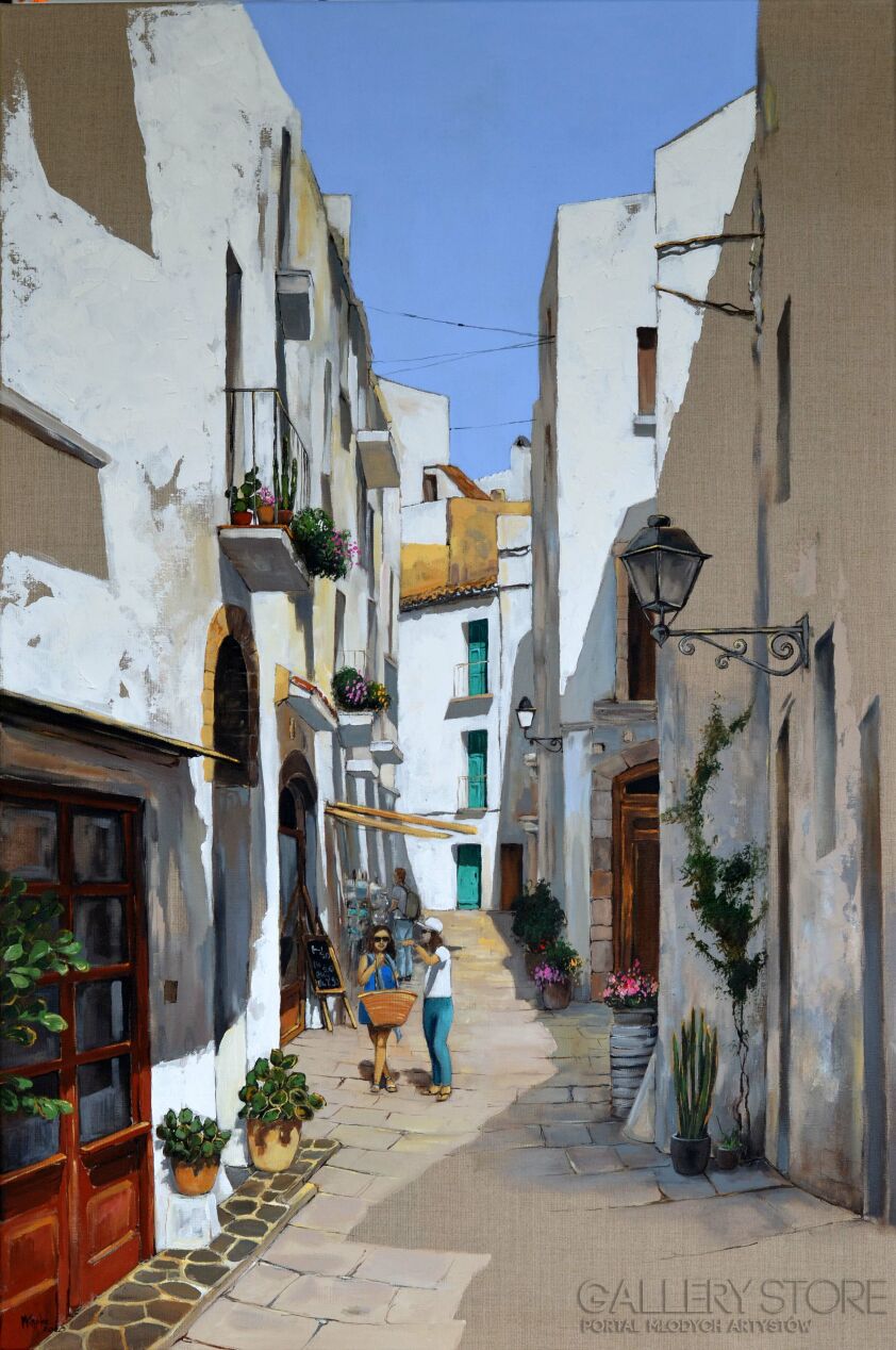 Magdalena  Kępka-Popołudnie w Cadaques-Akryl