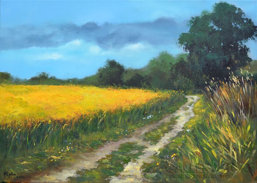 Magdalena  Kępka-Rzepakowe pola-Olej