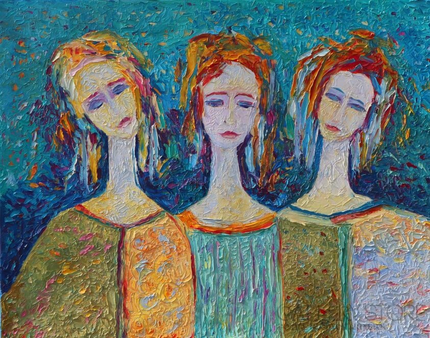 Magdalena Walulik-Trzy kobiety 089-Olej