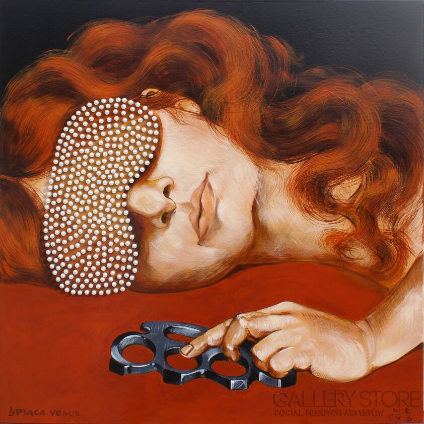 Małgorzata Łodygowska-Śpiąca Venus-Akryl