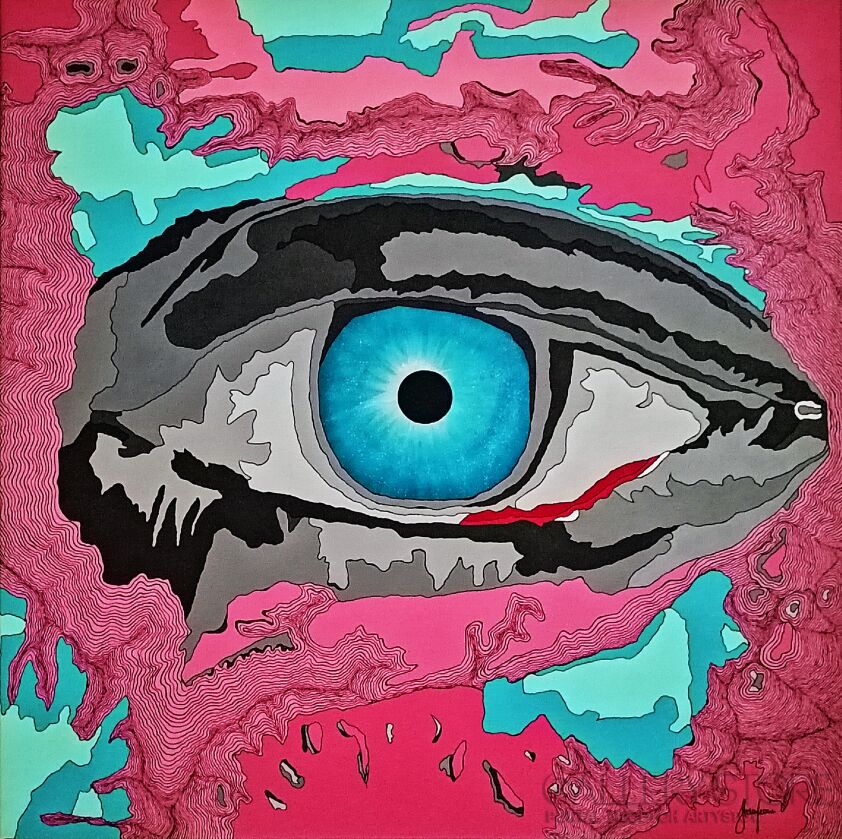 Marcin Stawny-"POP EYE"-Akryl