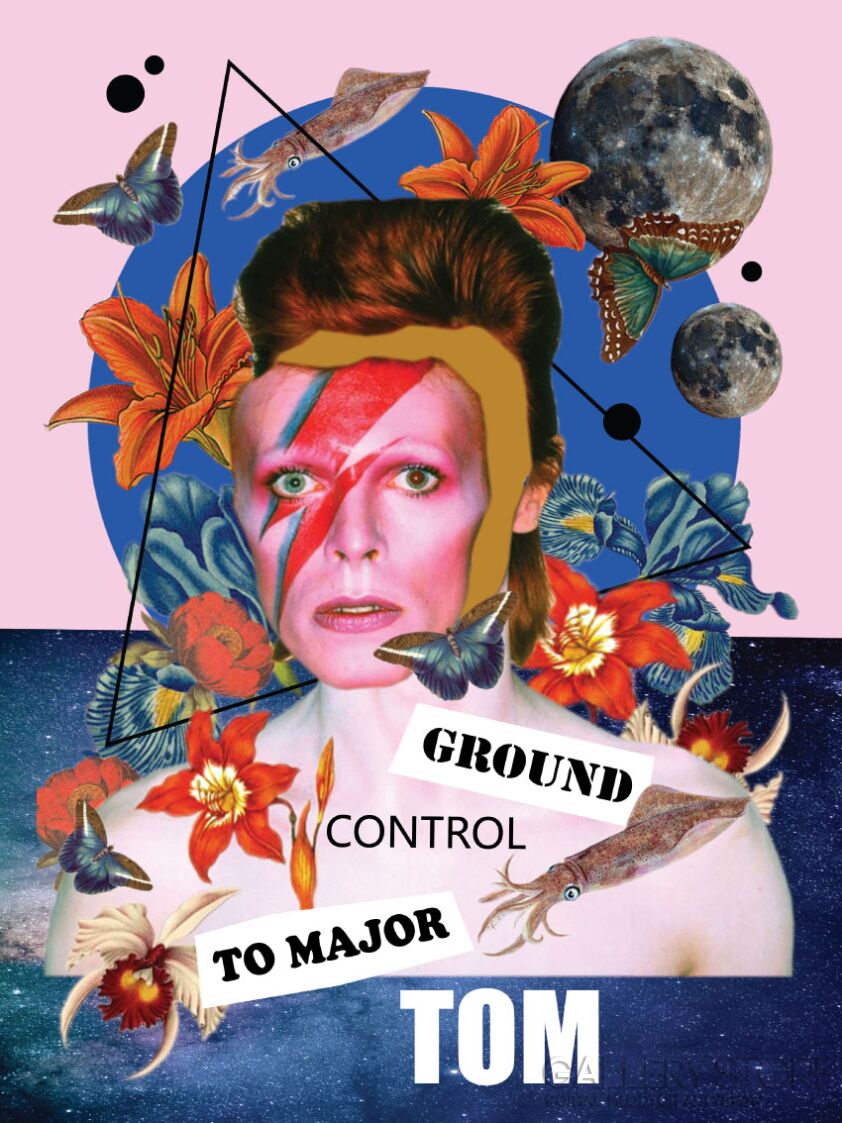Marcin Waśka-Plakat- David Bowie-Grafika