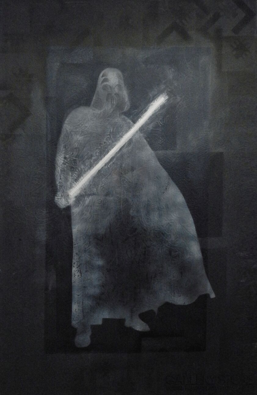 Marina Savlovskaya-Darth Vader-Technika mieszana