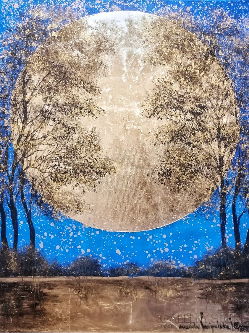 Mariola Świgulska-Księżycowy spokój-Akryl