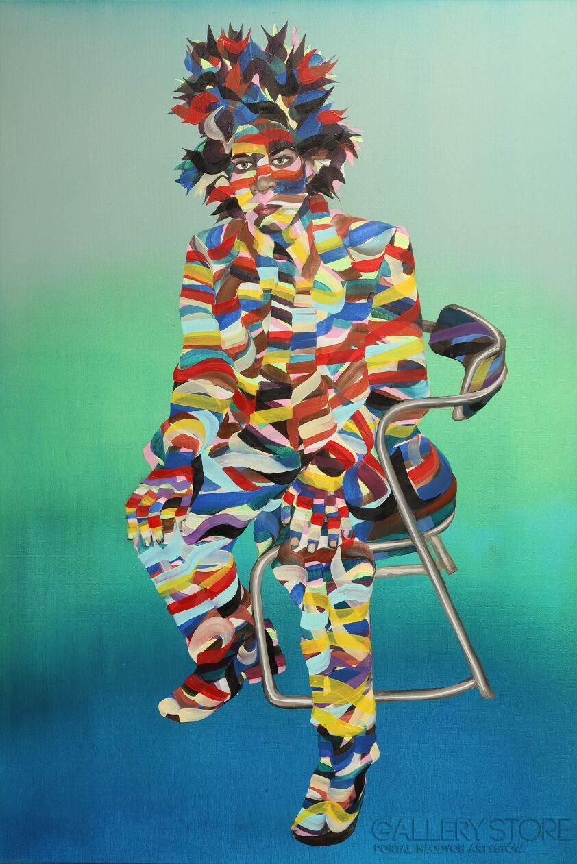 Paweł Dąbrowski-Jean-Michel Basquiat  w fabryce Andy'ego-Olej