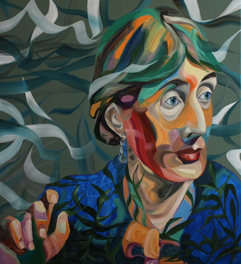 Paweł Dąbrowski-Virginia Woolf-Olej