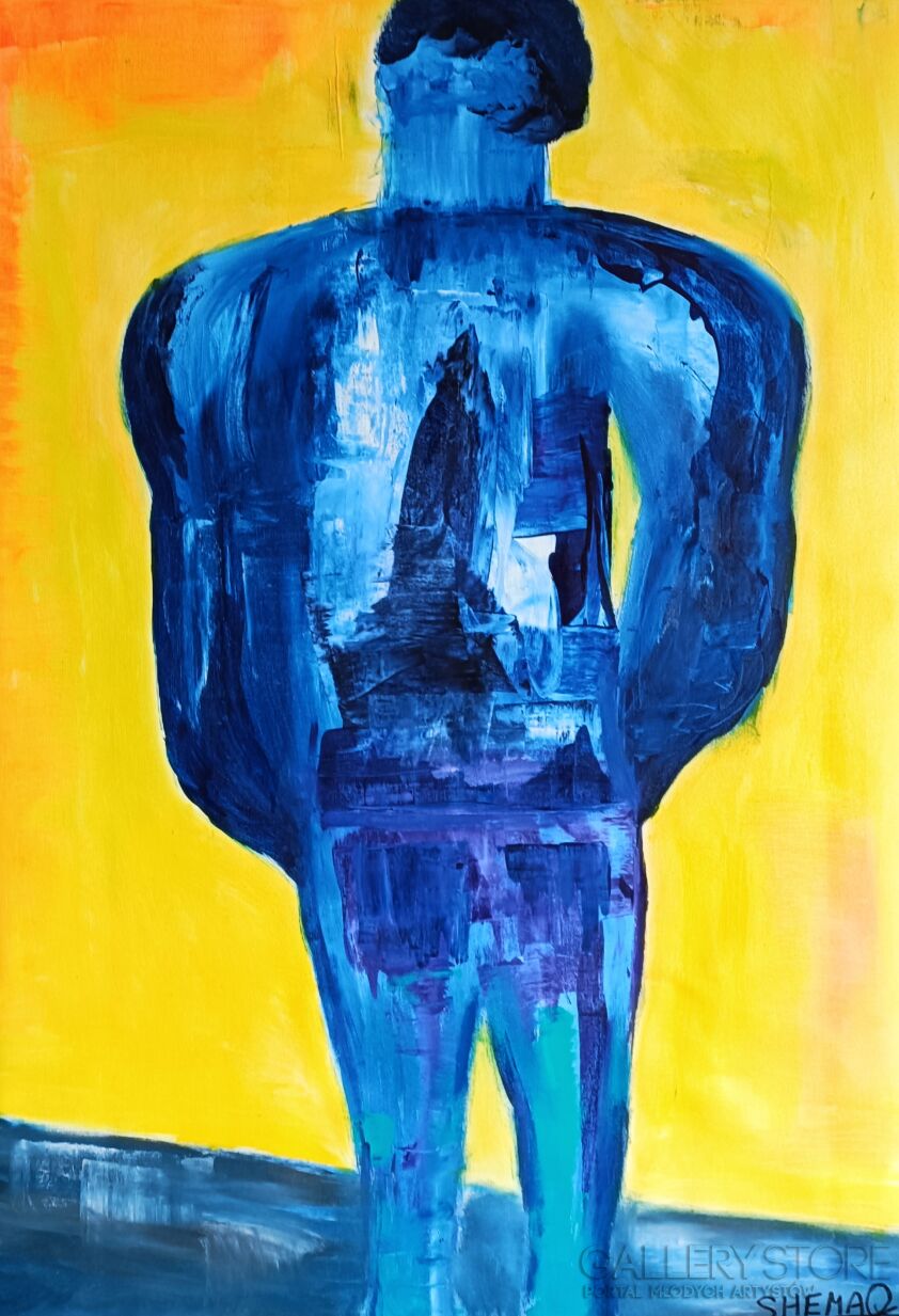 Przemysław Michalczuk-Autoportret-Akryl