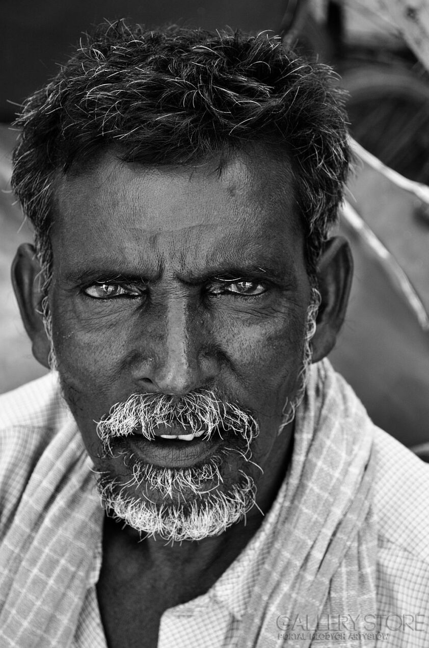 Raffaello Torres-Portret Indii-Fotografia
