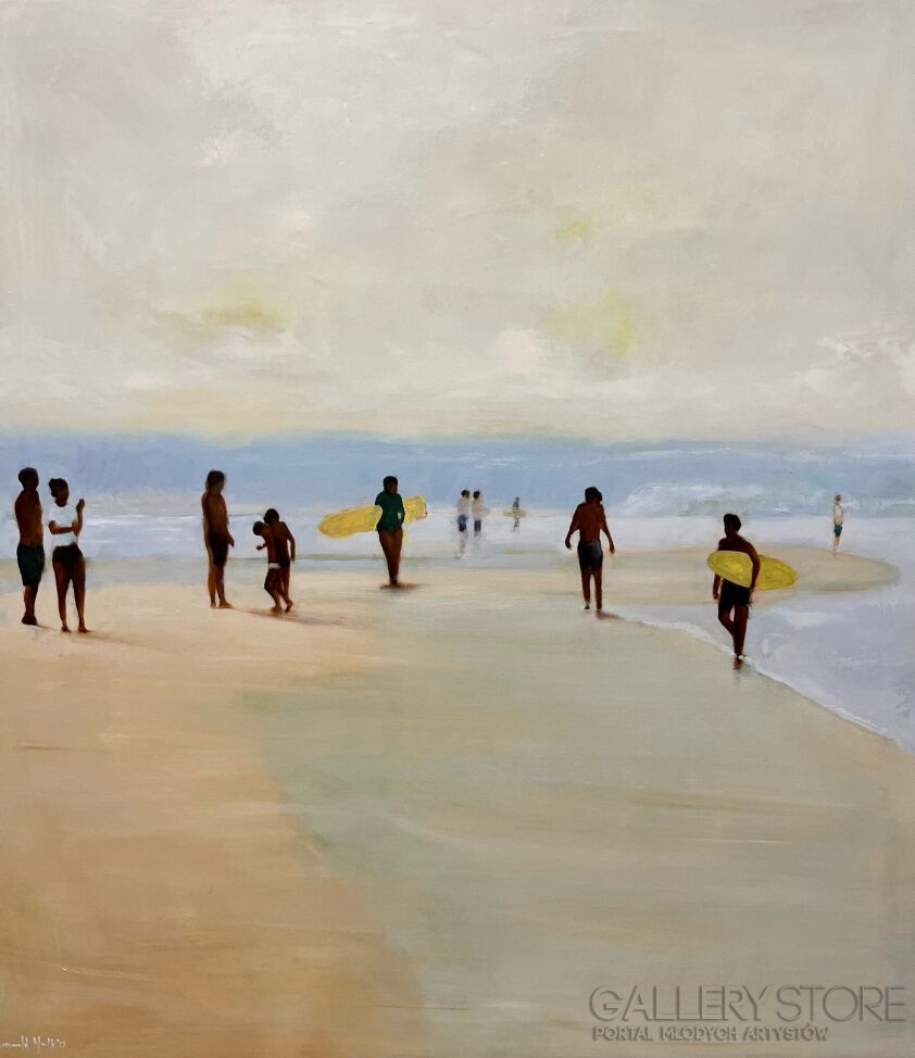 Romuald Mulk Musiolik-Golden Beach Surfers-Olej